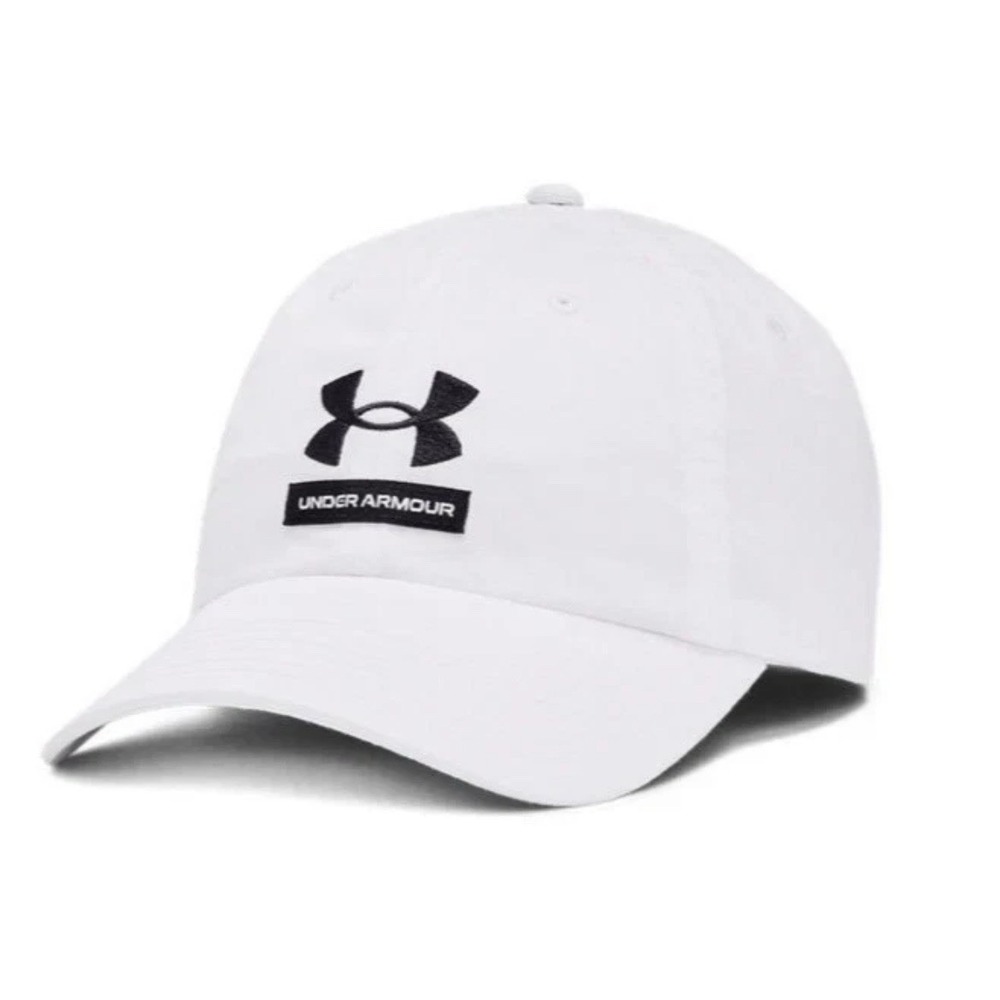 NWT Men Under Armour White Adjustable Cap One‎ Size Fits Most